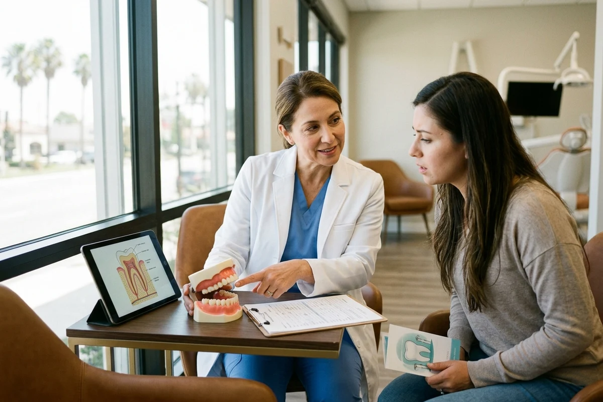 Dental consultation about sedation dentist Chino CA