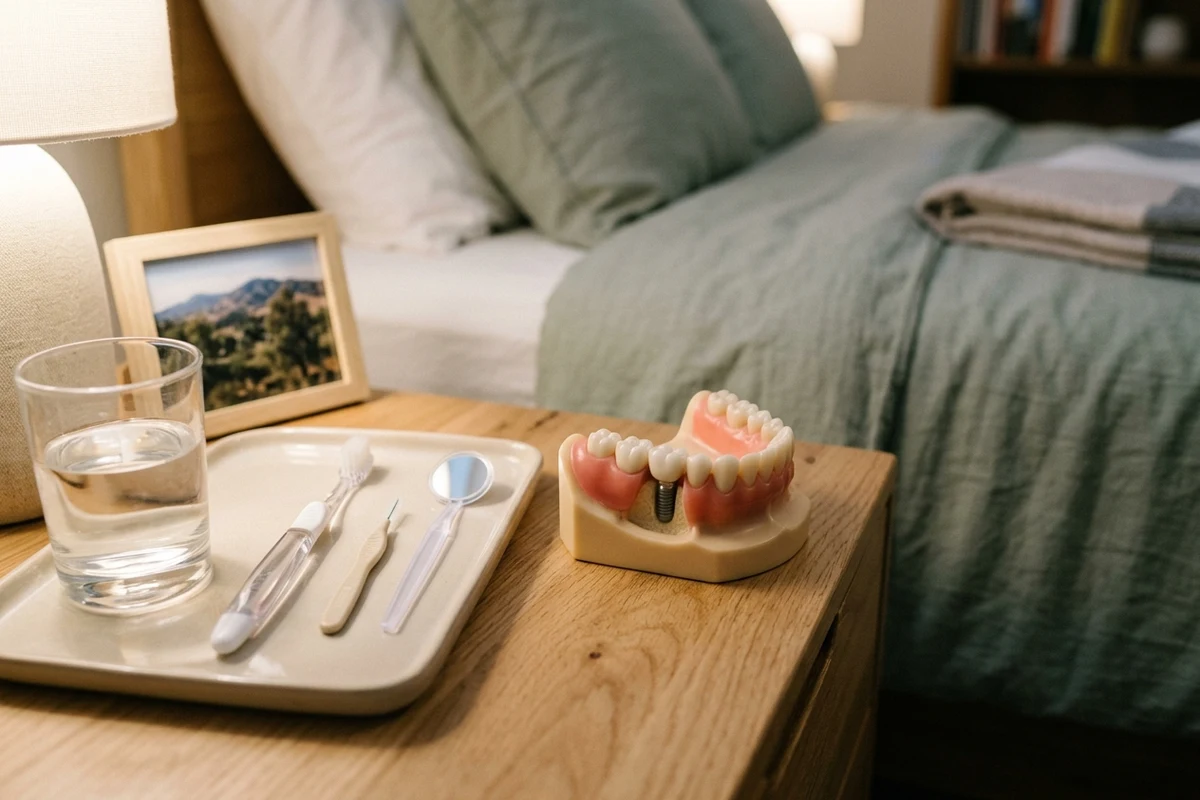 Practical care setup related to dental implants Chino CA